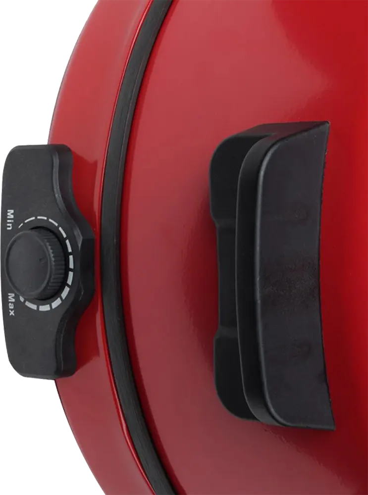 ماكينة صنع بيتزا 2200 وات مع طبق 40 سم وأنابيب تسخين مزدوجة من الفولاذ المقاوم للصدأ وبطلاء مانع للالتصاق، DSP KC3029