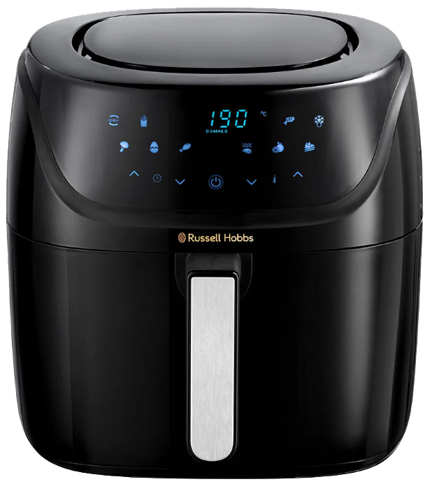 قلاية هوائية راسل هوبز ساتس فراي ، 1800 وات ، 8 لتر اكسترا لارج ، شاشة ديجيتال ، أسود ، 27170-56