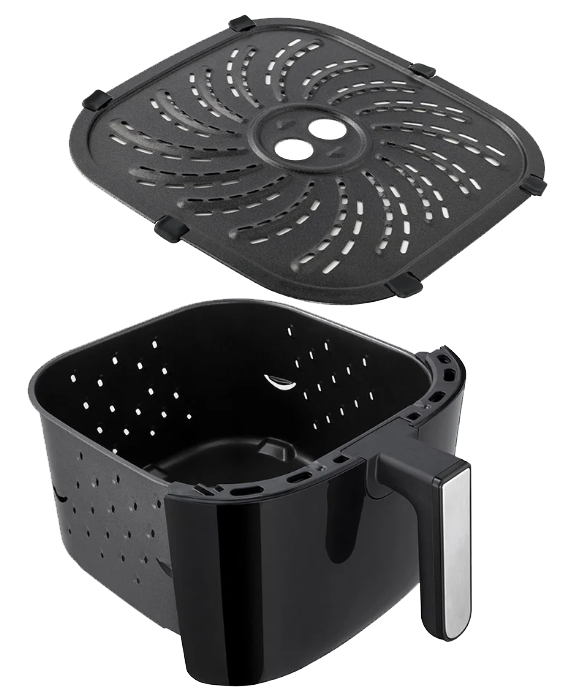 قلاية هوائية راسل هوبز ساتس فراي ، 1800 وات ، 8 لتر اكسترا لارج ، شاشة ديجيتال ، أسود ، 27170-56