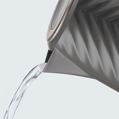 غلاية مياة كهربائية راسل هوبز جروف ، 1.7 لتر، 2400 وات، رمادي، 26382-70