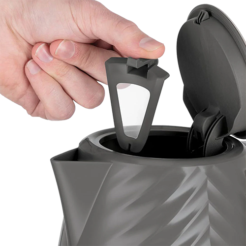 غلاية مياة كهربائية راسل هوبز جروف ، 1.7 لتر، 2400 وات، رمادي، 26382-70