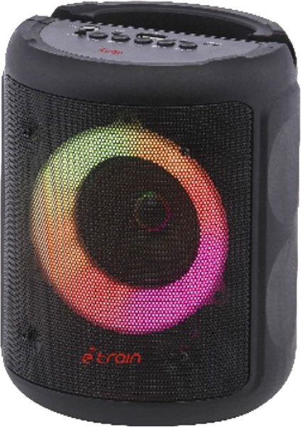 مكبر صوت لاسلكي من اي ترين، 3 بوصة، 10 وات، إضاءة ليد، قابل لإعادة الشحن، أسود، SP-311