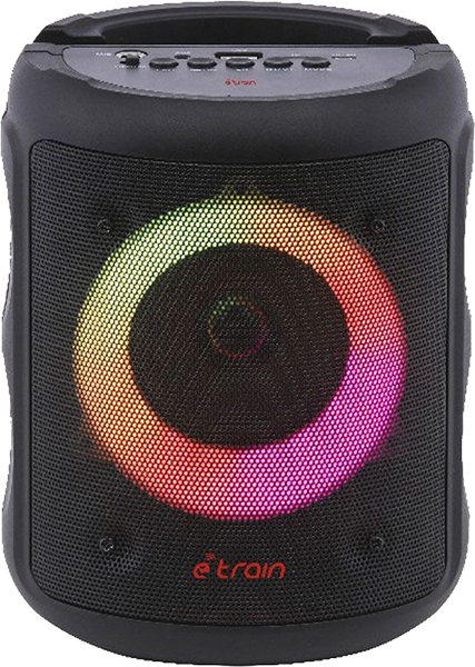 مكبر صوت لاسلكي من اي ترين، 3 بوصة، 10 وات، إضاءة ليد، قابل لإعادة الشحن، أسود، SP-311