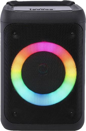 مكبر صوت لاسلكي من اي ترين، 6.5 بوصة، 10 وات، إضاءة ليد، قابل لإعادة الشحن، أسود، SP-312