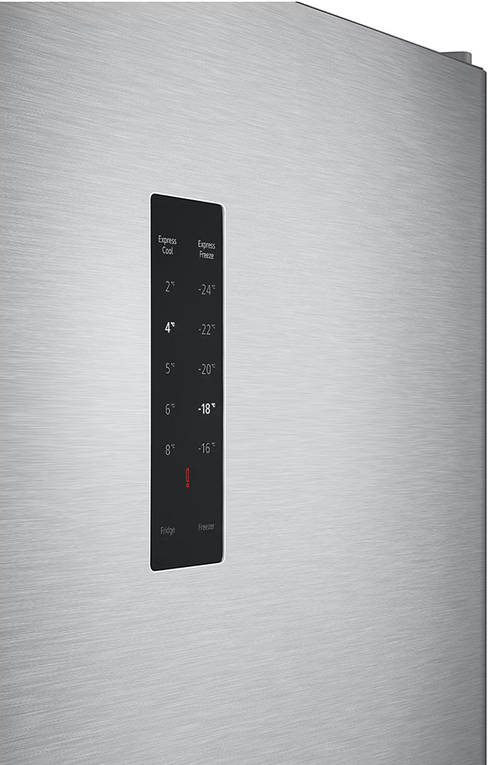 ثلاجة ال جى نوفروست ، 401 لتر ، 2 باب ، شاشة ديجيتال ، تكنولوجيا الأنفرتر ، سيلفر ، GTF402SVAN