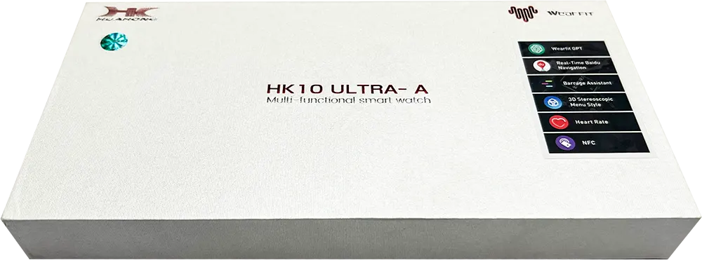 ساعة HK9 Ultra A الذكية، شاشة تعمل باللمس مقاس 49 مم، مقاومة للماء، برتقالي