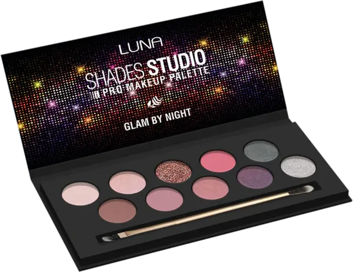 باليت ايشادو لونا شيدز ستوديو برو، جلام باي نايت، 10 الوان