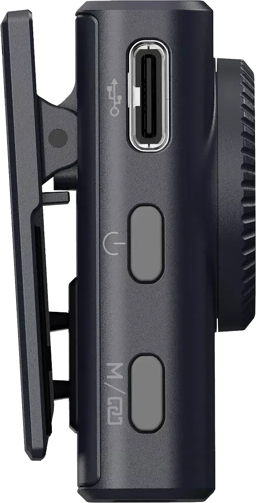 مايكروفون لاسلكي هولي لاند لارك ام 2، قابل لاعادة الشحن، خاصية إلغاء الضوضاء، لون أسود