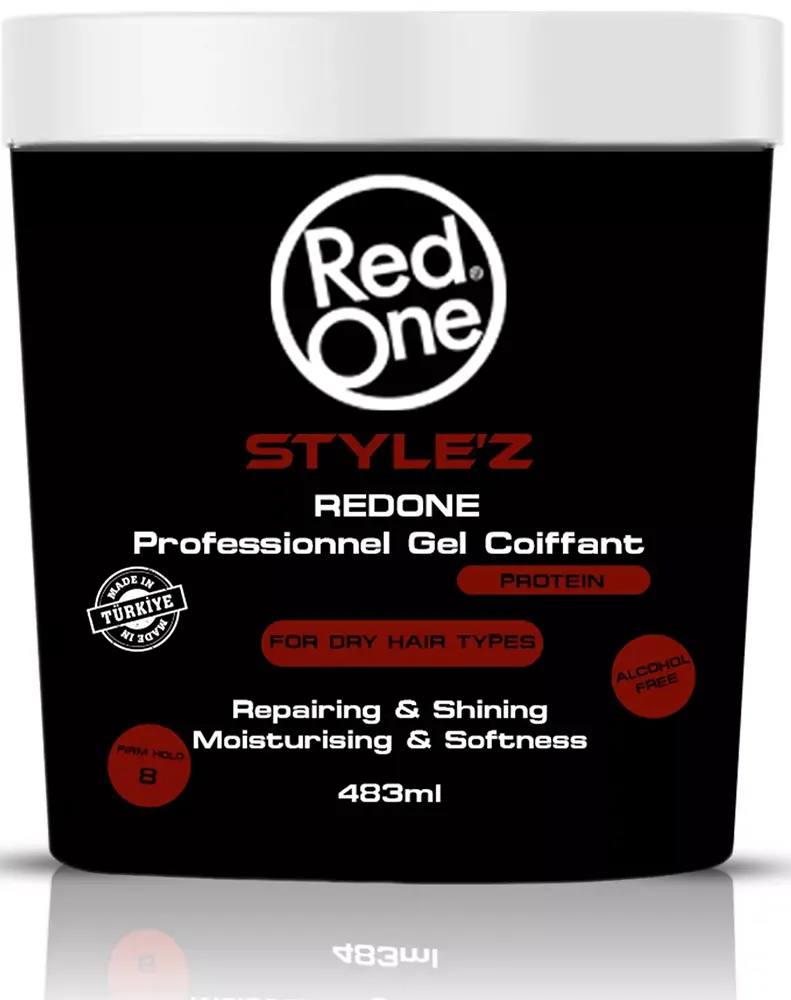 جل شعر ريد ون للشعر الجاف مرطب ومنعم بالبروتين ، 483 مل