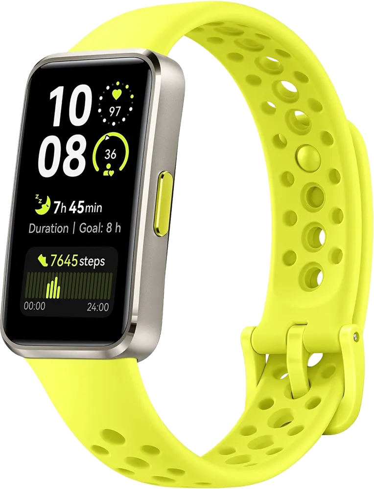 ساعة يد هواوي باند 10 ، شاشة اموليد تعمل باللمس 1.47 بوصة ، مقاومة للماء، سوار مطاطي ، هيكل الومنيوم، بطارية تدوم حتى 14 يوم، أخضر