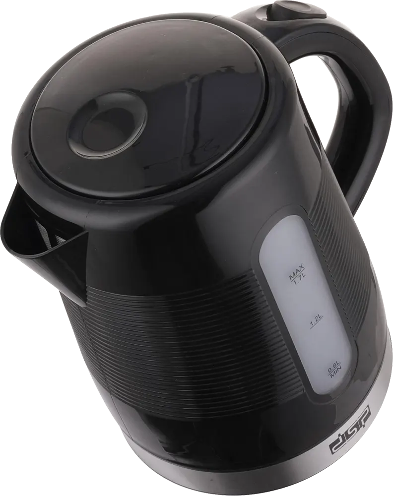 غلاية مياه كهربائية بلاستيك دي اس بي 2200 وات، 1.7 لتر، اسود، موديل KK1264