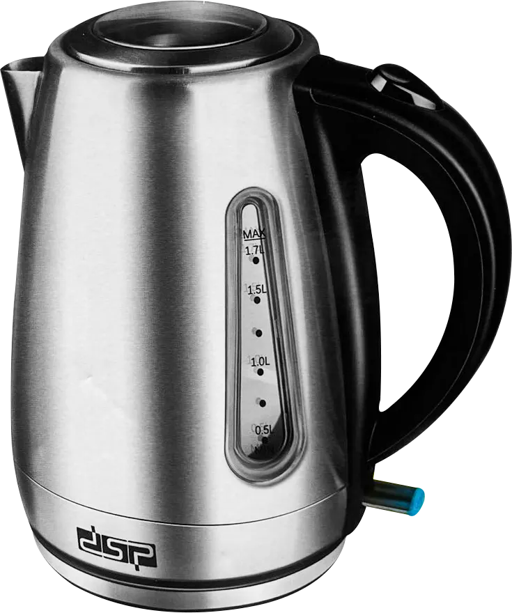 غلاية مياه كهربائية ستانلس دي اس بي 2200 وات، 1.7 لتر، فضي، موديل KK1137