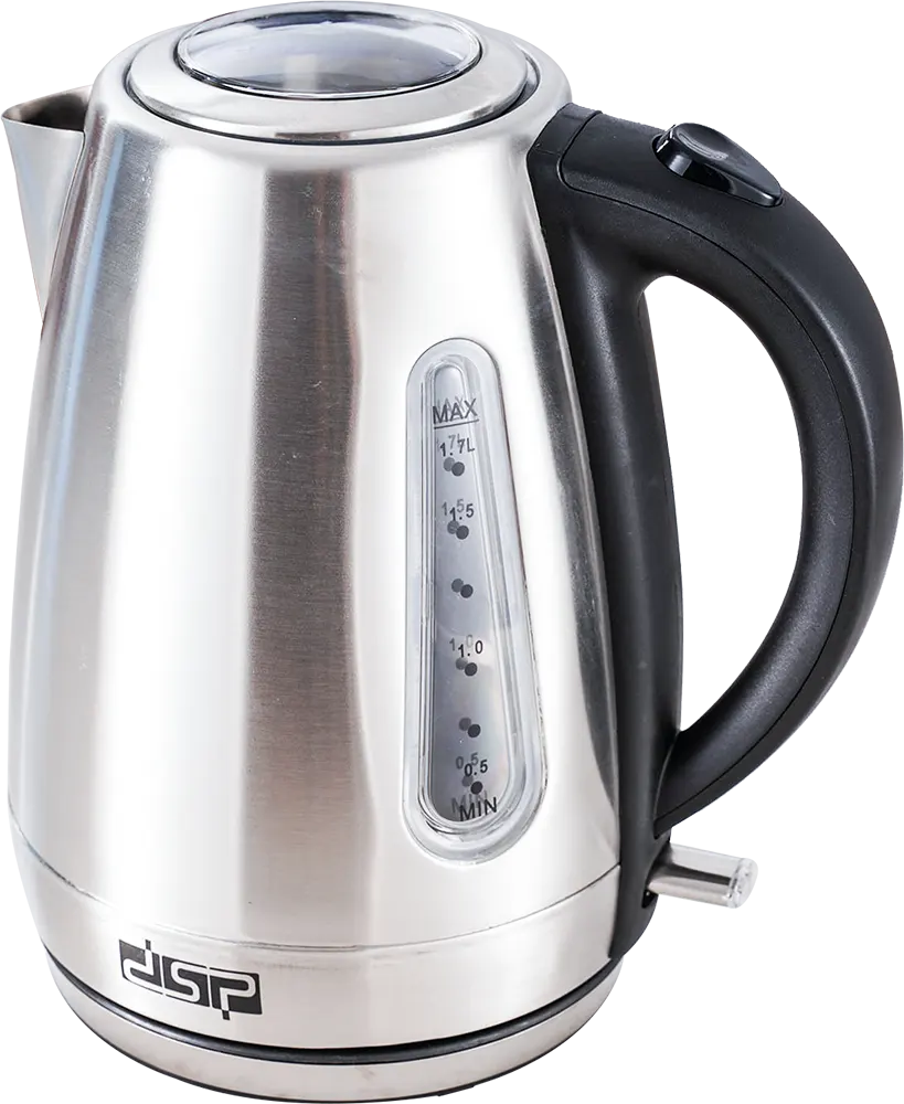 غلاية مياه كهربائية ستانلس دي اس بي 2200 وات، 1.7 لتر، فضي، موديل KK1137