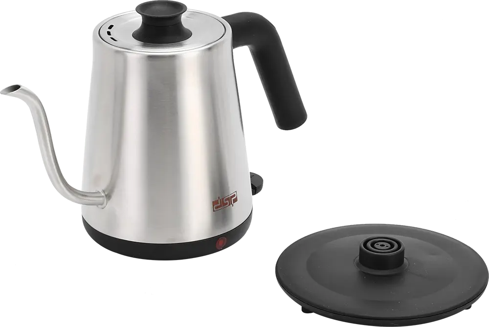 غلاية مياه كهربائية ستانلس دي اس بي 1200 وات، 800 ملي، فضي، موديل KK1284