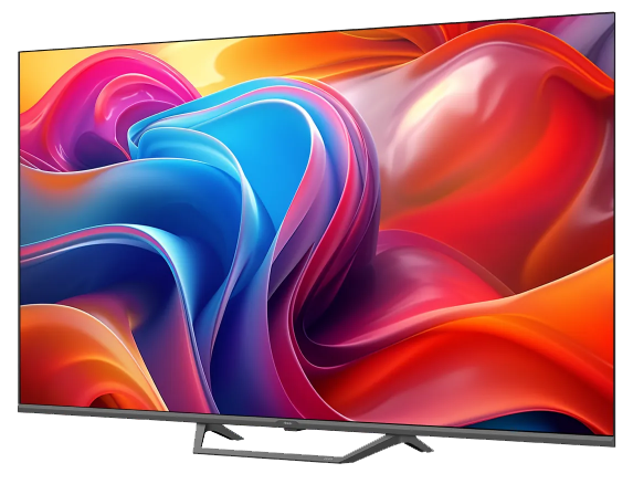 شاشة هاير سمارت بدون حواف ، 55 بوصة ، دقة 4K ، تقنية QLED ، تحكم صوتى من خلال الريموت ، ريسيفر داخلي ، H55S80FUX