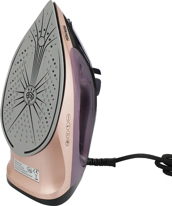 مكواة ملابس بخار دي اس بي، 2200 وات ، قاعدة سيراميك، خزان 280 مللي، أسود*ذهبي، KD1348