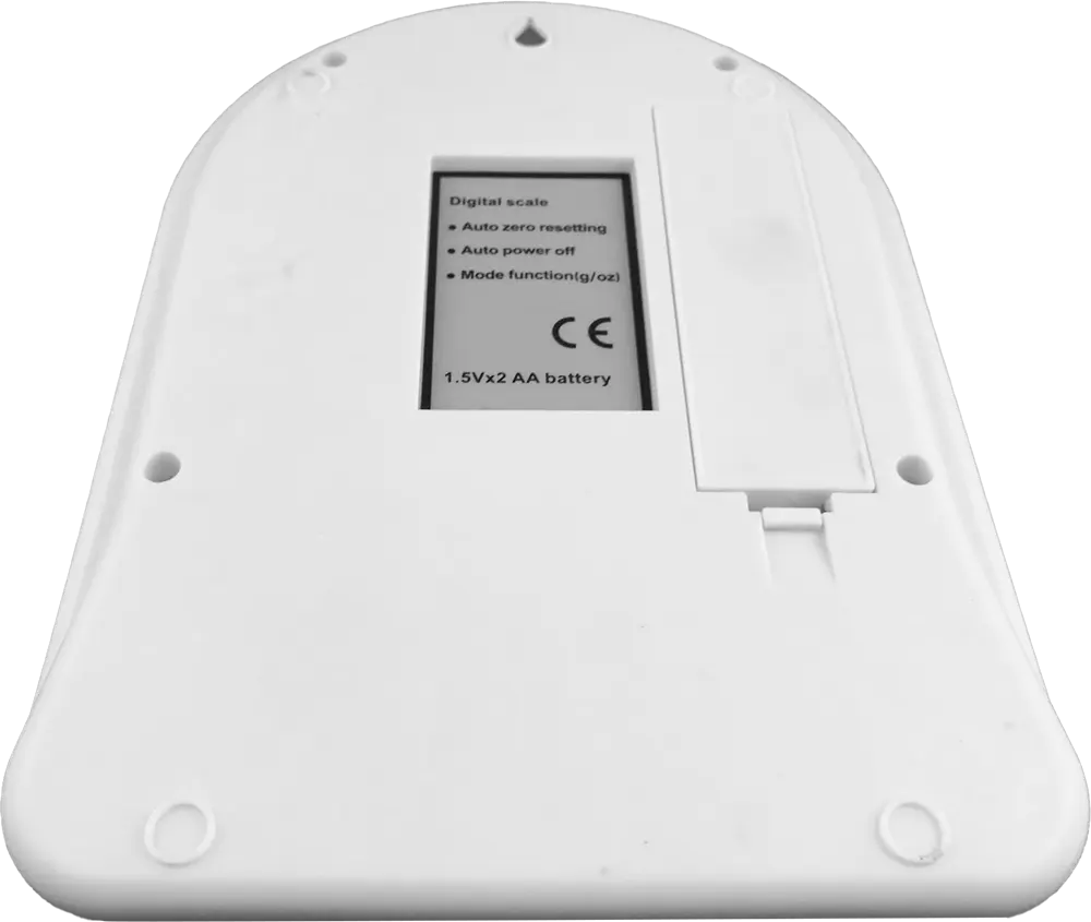 ميزان مطبخ 10 كيلو، شاشة ديجيتال، يعمل بطارية AA، لون أبيض، موديل  SF-400