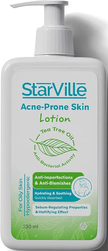 لوشن للجسم والوجه لعلاج حب الشباب للبشرة الدهنية من ستارفيل، 230 مل