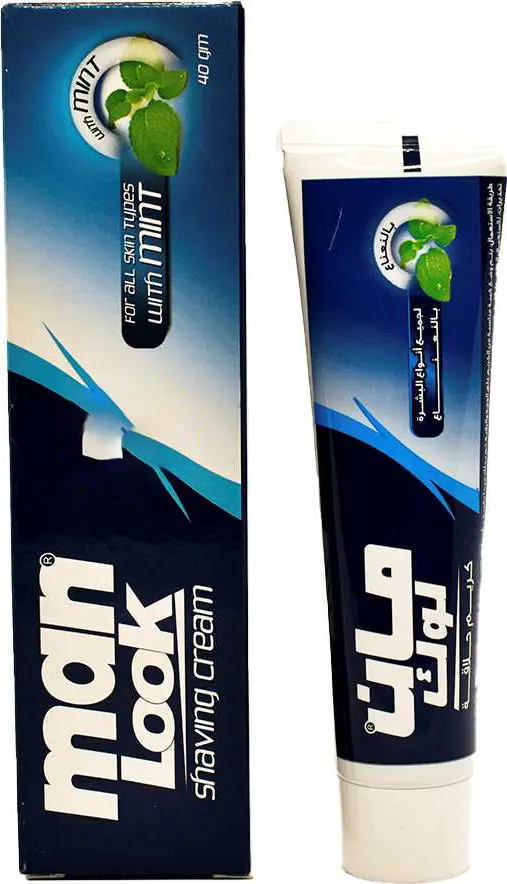 كريم حلاقة بالنعناع من مان لوك 90 جم