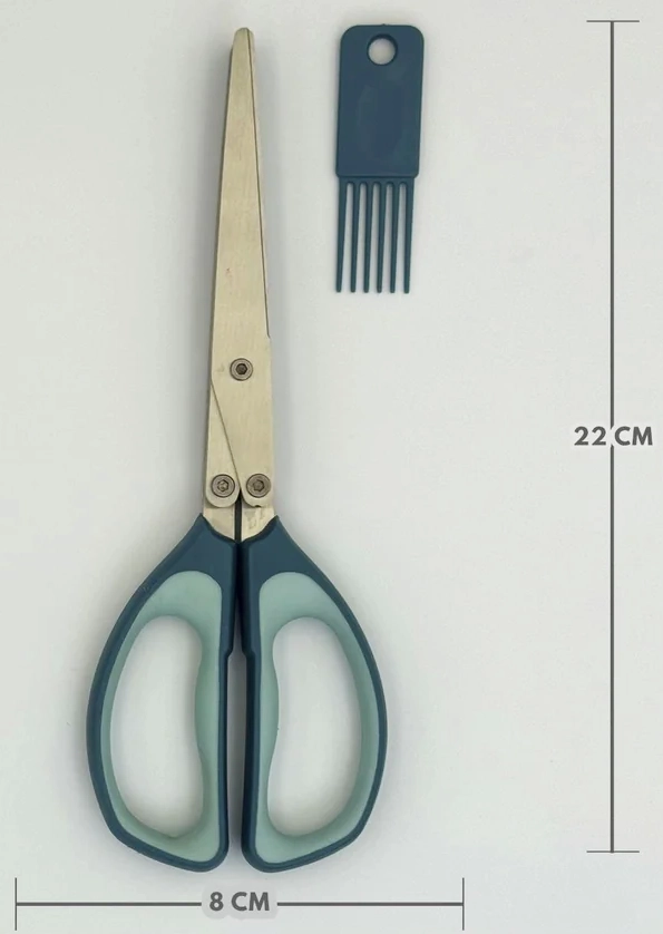 مقص تيسي ، يد بلاستيك، الوان متعددة ،9411