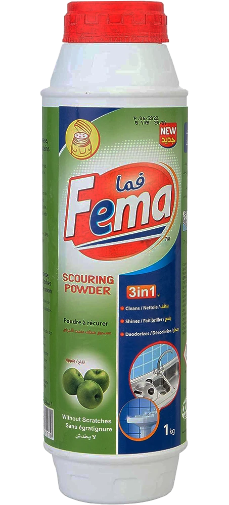 فما مسحوق تنظيف الأطباق متعدد الأغراض، برائحة التفاح، 1 كجم