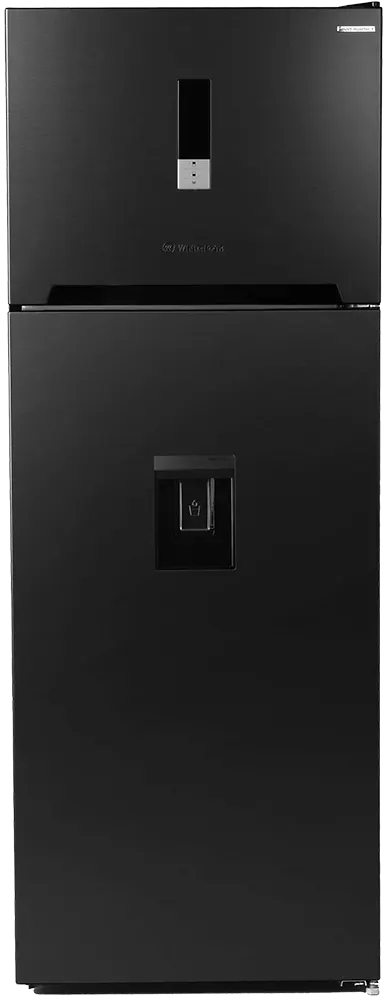 White Point No Frost Refrigerator, 451 Liters, Digital Display, Inverter Technology, Dispenser, Dark Stainless, WPR483DWDVX