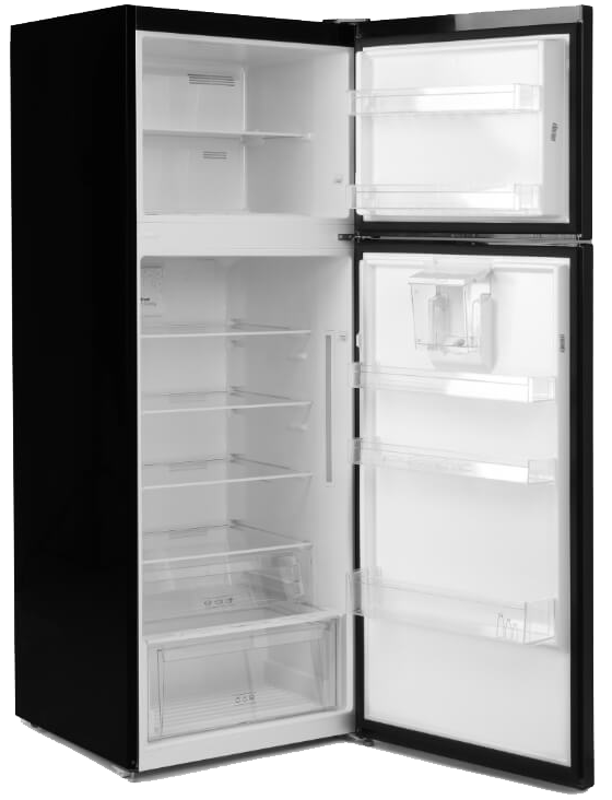 White Point No Frost Refrigerator, 451 Liters, Digital Display, Inverter Technology, Dispenser, Dark Stainless, WPR483DWDVX