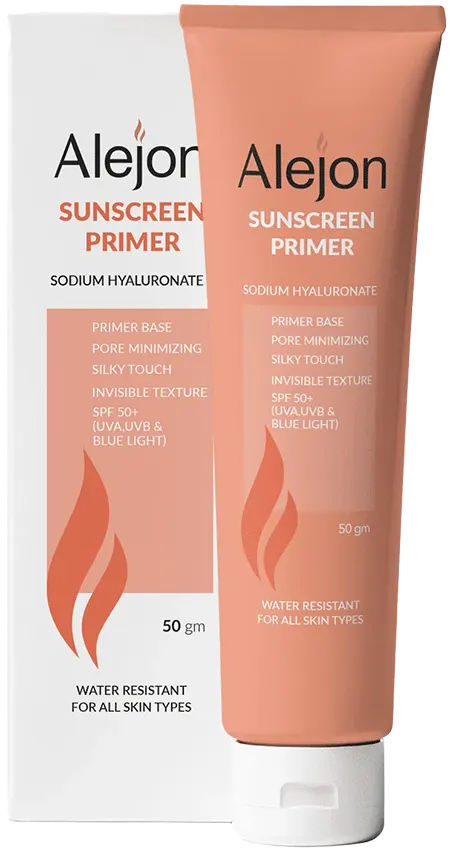 اليجون صن بلوك برايمر بعامل حمايه 50+، واقي شمس لكل انواع البشرة، 50 جم