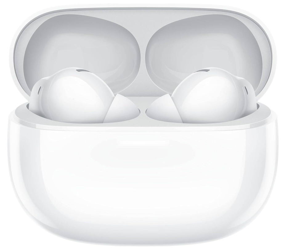 سماعة اذن شاومي ريدمي بودز 5 برو ، بلوتوث 5.3 ، خاصية الغاء الضوضاء ، 3 ميكروفونات ، أبيض - مون لايت ، M2317E1