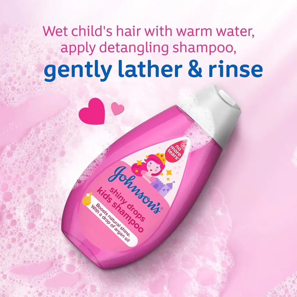 شامبو القطرات اللامعة للاطفال من جونسون، 500مل
