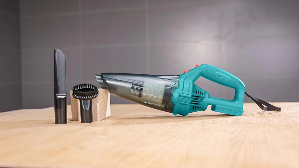 مكنسة سيارة لاسلكية توتال تولز، سعة 0.5 لتر، تعمل ببطارية ليثيوم 20 فولت، أزرق، TVLI201261