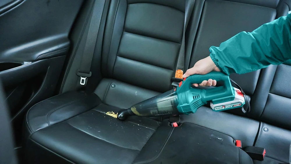 مكنسة سيارة لاسلكية توتال تولز، سعة 0.5 لتر، تعمل ببطارية ليثيوم 20 فولت، أزرق، TVLI201261