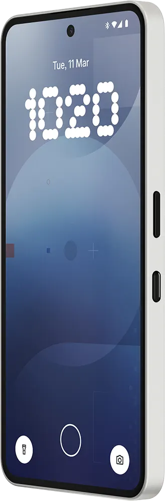 هاتف ناثينج Phone 3a ثنائي الشريحة، ذاكرة داخلية 128 جيجابايت، رامات 8 جيجابايت، شبكة الجيل الخامس، أبيض