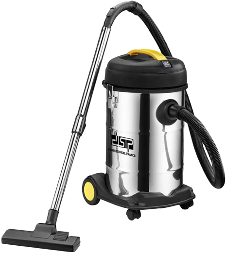 مكنسة كهربائية برميل دي اس بي، 1200 وات، سعة 25 لتر، فضي*أسود، KD2004