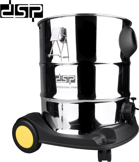 مكنسة كهربائية برميل دي اس بي، 1200 وات، سعة 25 لتر، فضي*أسود، KD2004