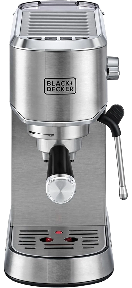 ماكينة صنع القهوة بلاك اند ديكر،1450 وات، سعة 1 لتر، 15 بار،  سيلفر، ECM150 ( بضمان انسيا )