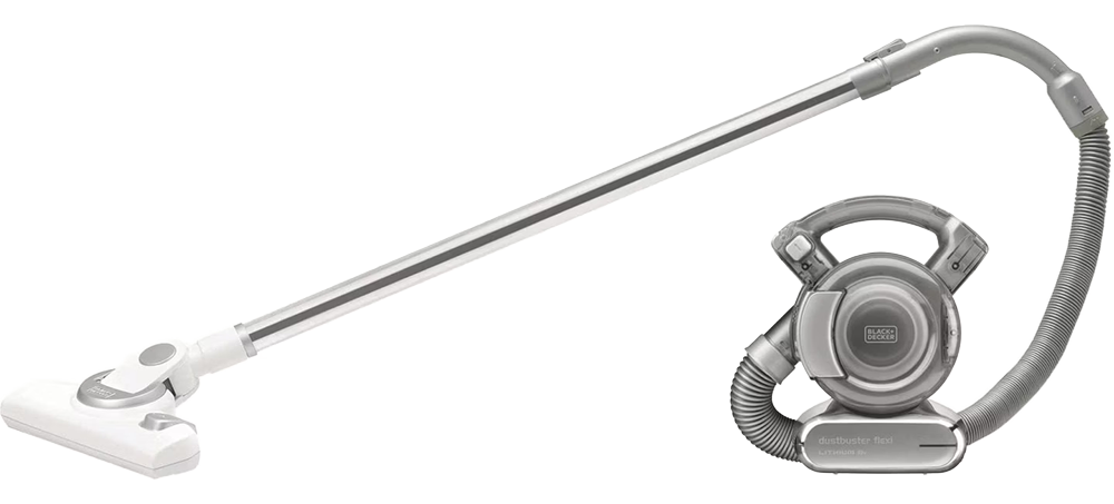 مكنسة كهربائية لاسلكية بلاك اند ديكر ، 18 فولت ،27 وات، خرطوم 1.5 متر ، فضي ،PD1820LF (بضمان أنسيا)
