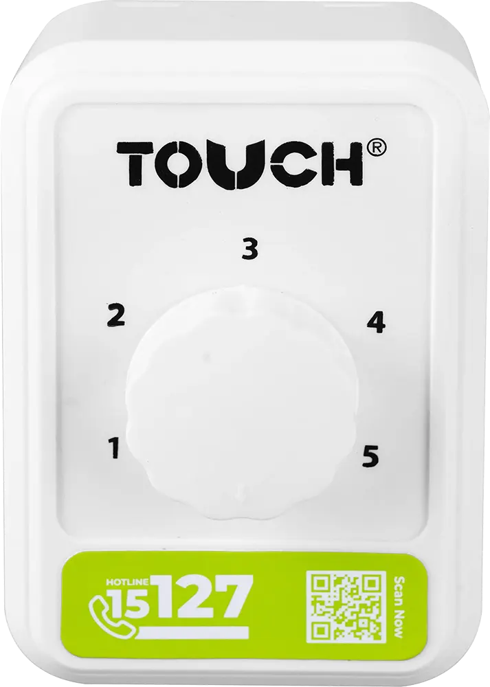 مروحة سقف تاتش الزنوكي فالكون، 56 بوصة، 3 ريشة، 5 سرعات، ، أبيض، موديل 40219