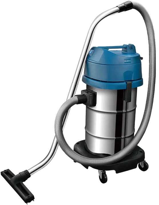 مكنسة كهربائية برميلية دونج شينج، 1200 وات، 30 لتر، 1 موتور، شفط أتربة وسوائل، فضي*أزرق، DVC30