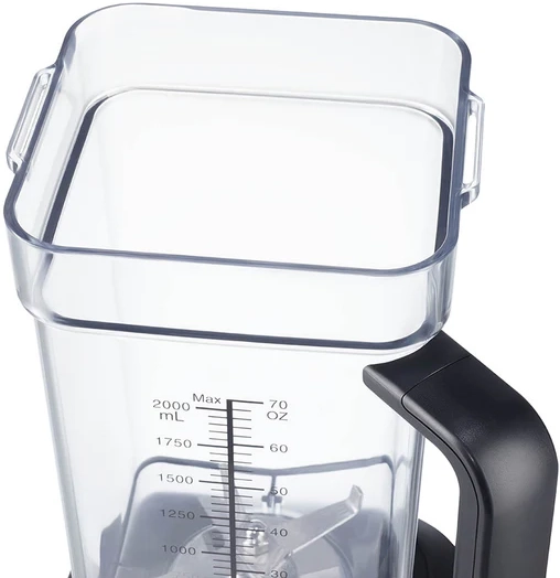 Tank Power Blender, 2000 Watts, 2 Liter Jug, 3 Speed Settings, Black, YB-P22