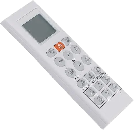 ريموت كنترول لمكيف هواء إل جي انفرتر ، شاشة ديجيتال ، أشكال متعددة ، أبيض