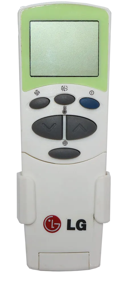 ريموت كنترول لمكيف هواء إل جي، شاشة ديجيتال، ريموت باب، أبيض