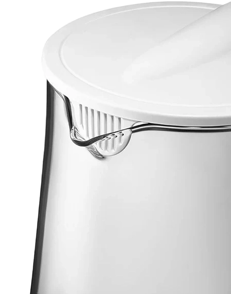 Tank Classic Electric Kettle, 1.7L, 1850W, Glass, White, KG-2318