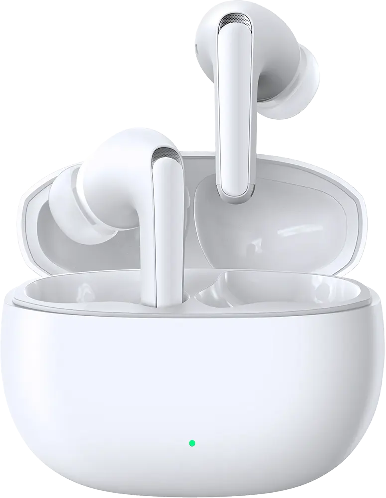 سماعات أذن جوي روم فنبودز، بلوتوث، بطارية 400 مللي أمبير-ساعة، أبيض، JR-FB3