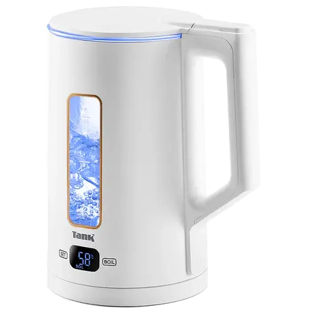 غلاية مياه تانك سيف تاتش ، سعة 1.5 لتر، 1500 واط، شاشة ديجيتال، اضاءة ليد، إطار ذهبي وردي، DG-2338-ES