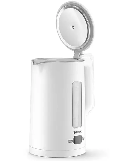 غلاية مياه تانك سيف تاتش ، سعة 1.5 لتر، 1500 واط، شاشة ديجيتال، اضاءة ليد، إطار فضي DG-2338-ES