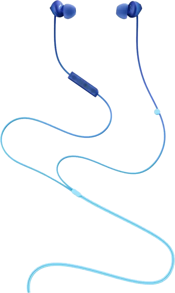 سماعات أذن سلكية من TCL، مقبس 3.5 مم، عازلة للضوضاء، أزرق، SOCL300BL