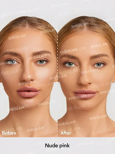 بودره شيجلام فيلفت فيل للتحكم في زيوت الوجة كومباكت باودر، نيود بينك