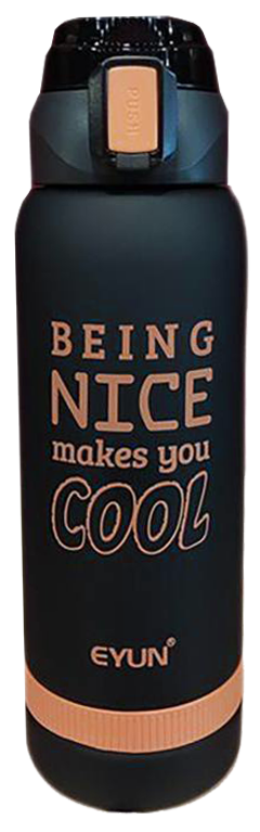 زجاجة مياه رياضية بلاستيك ، سعة 1 لتر ، متعددة الألوان ، 4237-422