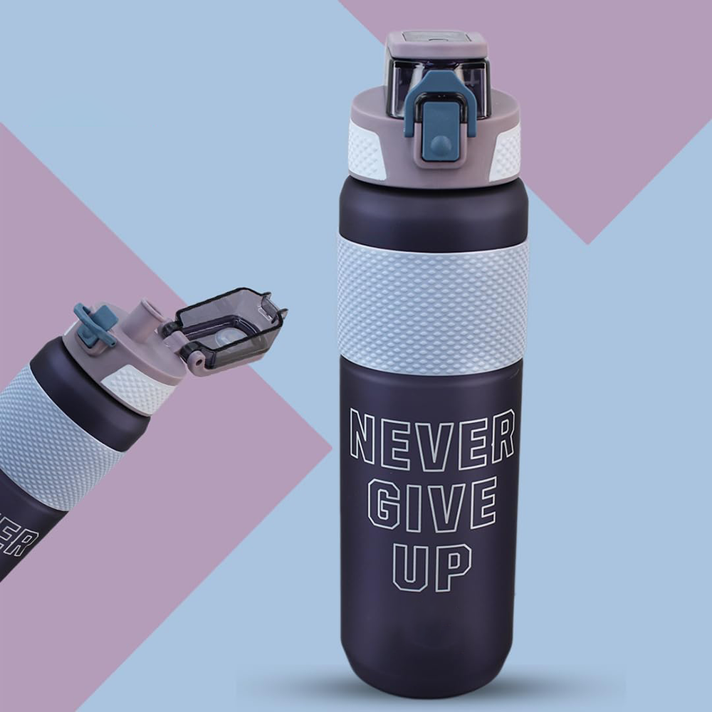 زجاجة مياه رياضية بلاستيك ، سعة 1 لتر ، متعددة الألوان ، 4238-425